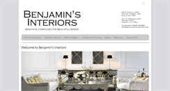 Desktop Screenshot of benjaminsinteriors.com